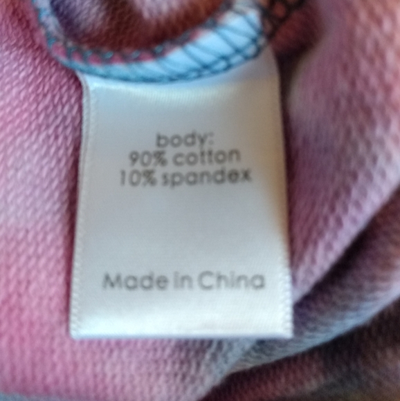 🔴 SALE NWT Pastel Tie Dye Cropped Sweatshirt - Picture 6 of 7